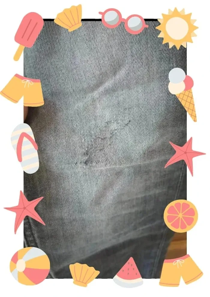 Pantalon jeans gris garçon 14 ans - photo numéro 3