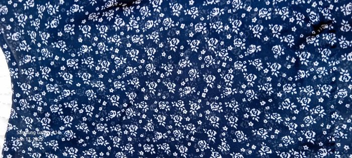 Top court fines bretelles avec volants imprimé fleurs marine femme S Tailly weijl - photo numéro 17