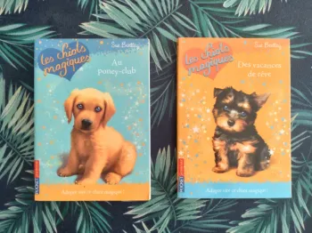 Lot de deux livres Les chiots magiques, tomes 1 et 12