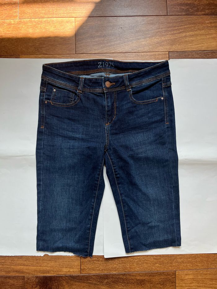 Lot de 2 pantacourts en jean zara et esprit taille S/36 - photo numéro 6