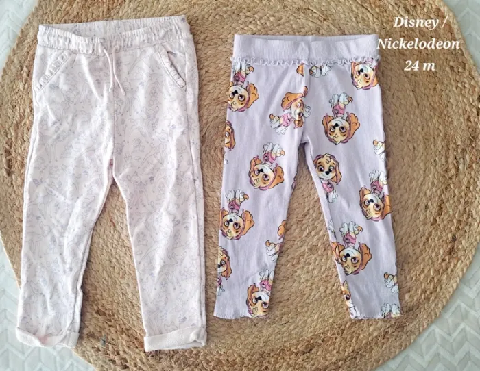 Lot de 2 pantalons Disney pat patrouille 2 ans