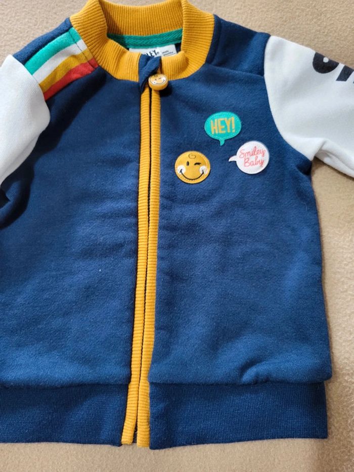 Gilet smiley baby 6mois - photo numéro 5