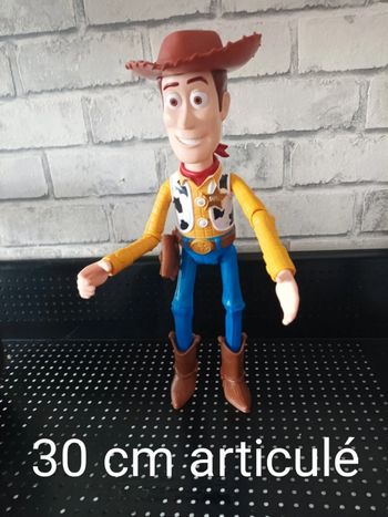 Toy story grande figurine Woody 30cm cm articulé rare 