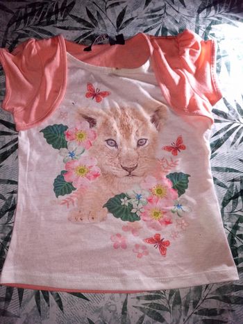 Tee shirt avec boléro 4 ans