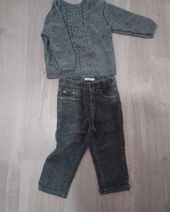 Ensemble pantalon pull