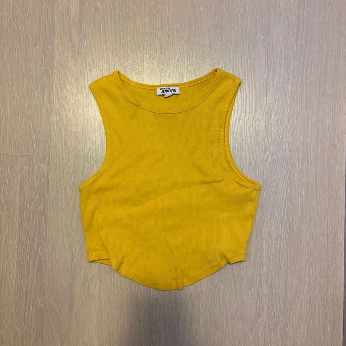 Crop top Jennyfer • jaune • 38 🌿