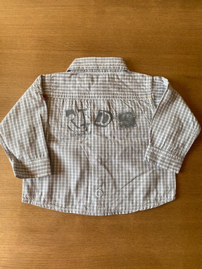 Chemise gris et blanc - photo numéro 2