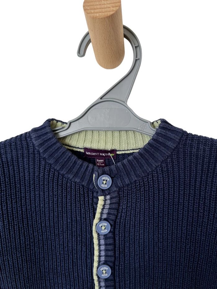 Gilet en coton avec coudières - Sergent Major 6 mois - photo numéro 2