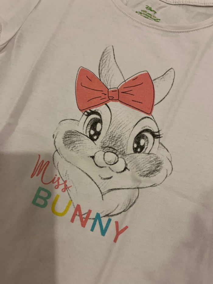 6/8 ans - lot 2 tee shirt coton Mickey bunny - photo numéro 3
