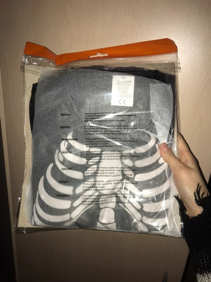 Costume halloween squelette - photo numéro 2