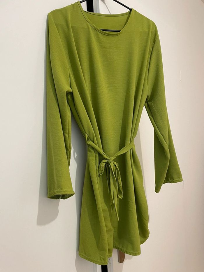 Ensemble 2 pièces vert pour femme - photo numéro 2