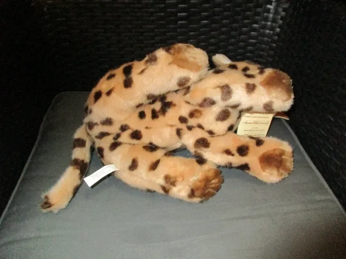bébé peluche léopard neuf anna club plush avec étiquettes - photo numéro 3