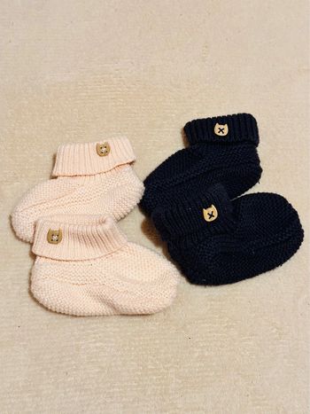 Lot 2 paires de chaussons