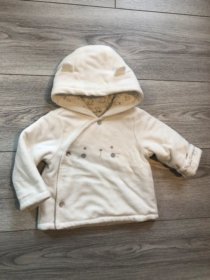 Veste à capuche velours 9 mois Sergent Major