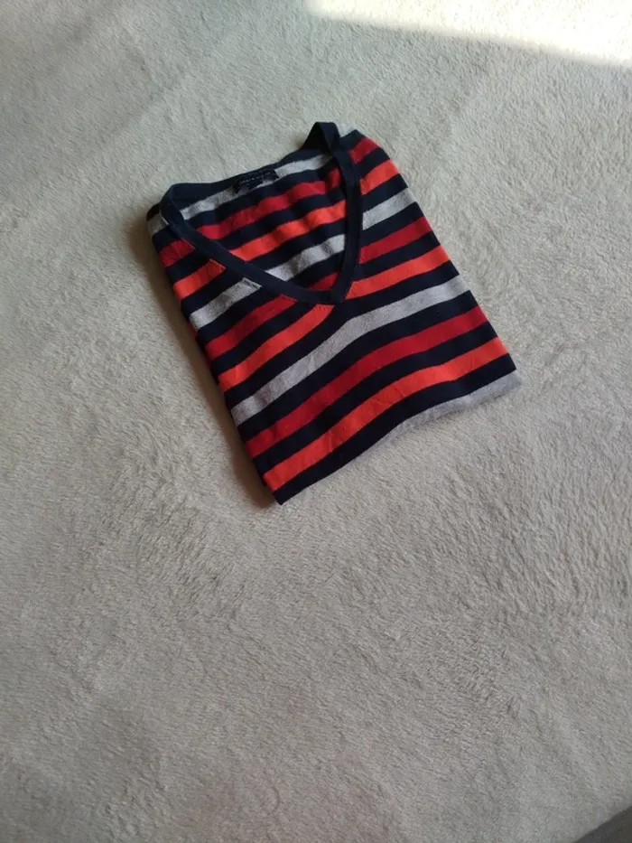 Pull vintage rayé Tommy Hilfiger taille M