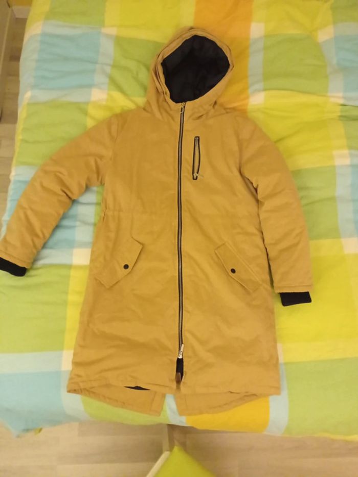 Doudoune beige et noire collection Tweens TAO taille S