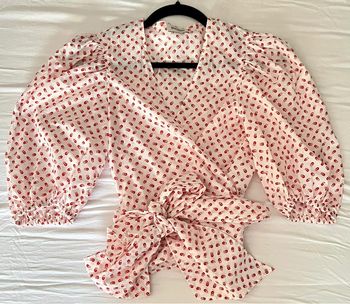 Blouse Bambino Claudie Pierlot imprimée fleurs Taille 36