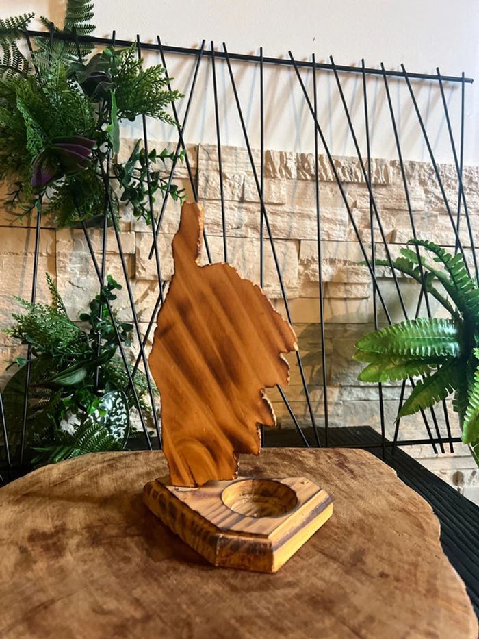 Porte-bougie Corse en bois – pour les amoureux de l'île de beauté