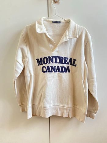 Pull crème Zara