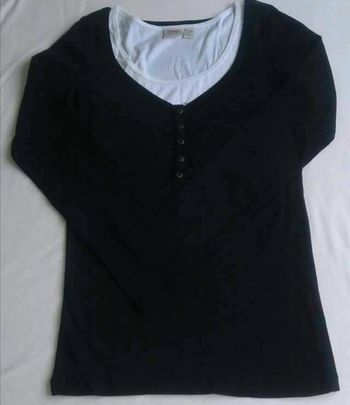 Tee shirt 2 en 1 manches longues Esprit T34/36