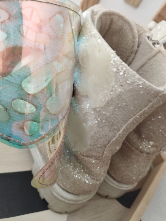 Bottines paillettes papillon 31 - photo numéro 3