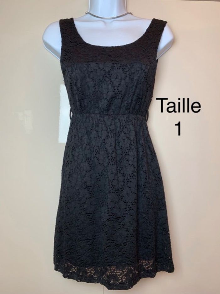 Robe été noire - taille 1