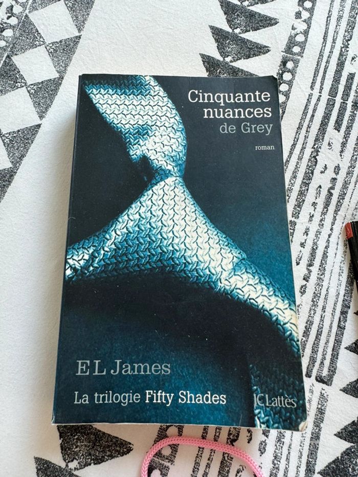 Livre 50 nuances en de Grey