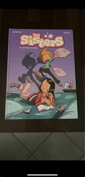 Bd les sisters n*12 attention tornade en très bonne  état bamboo éditions