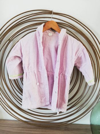 Peignoir rose T4 ans