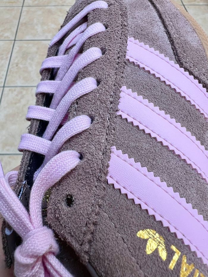 Sneakers Adidas Handball Spezial coloris Trace Brown-Clear Pink - photo numéro 4