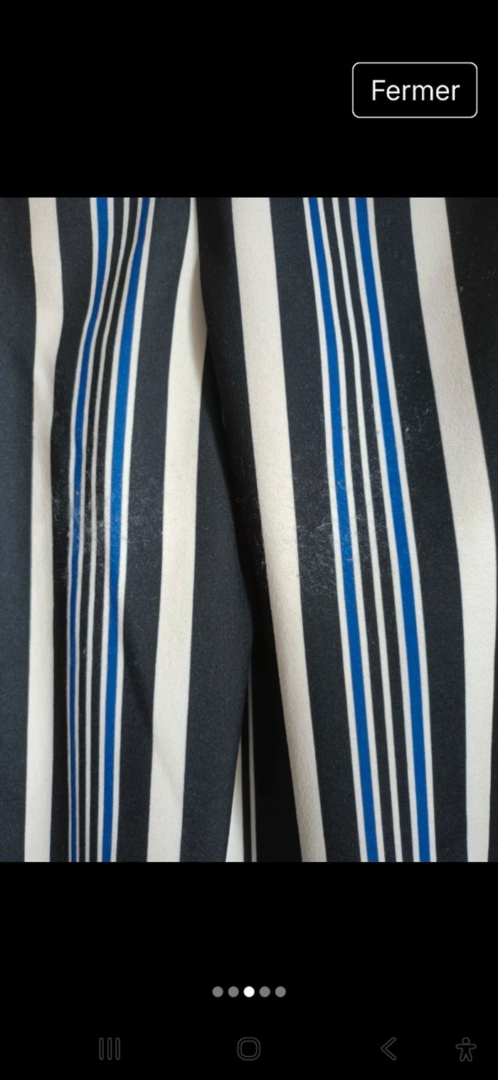 Pantalon rayé large 9 - photo numéro 3