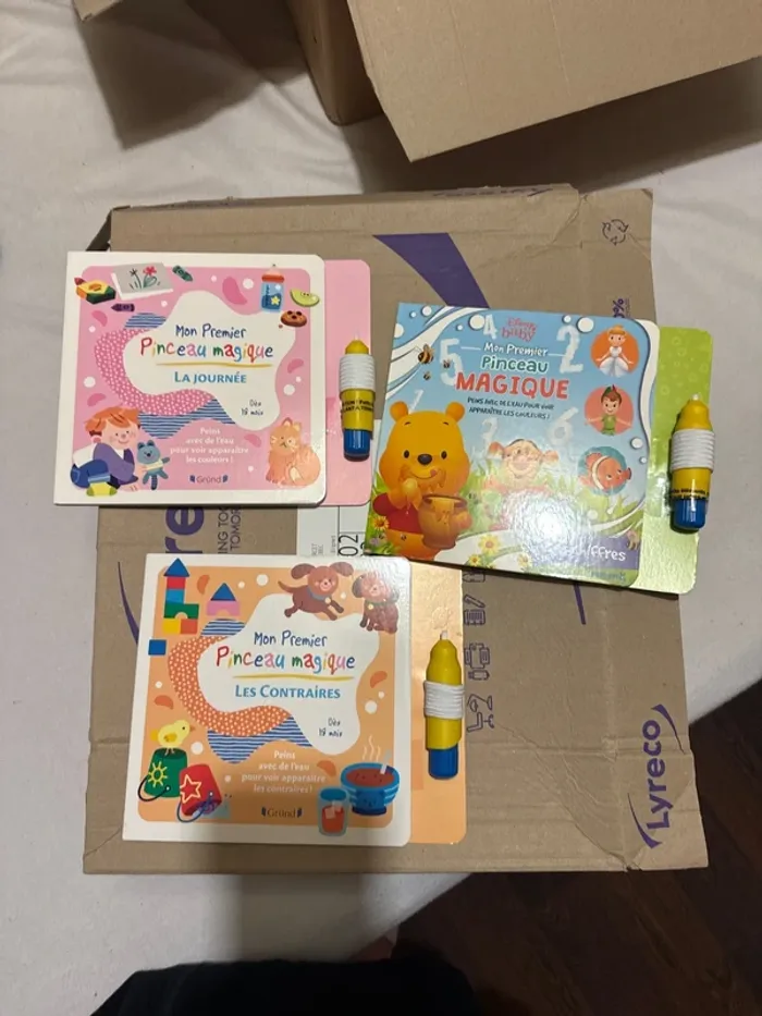 Lot de 3 livres magique