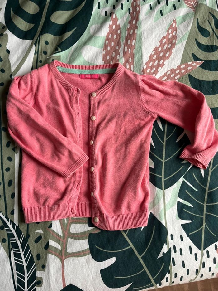 Veste rose fille 2 ans
