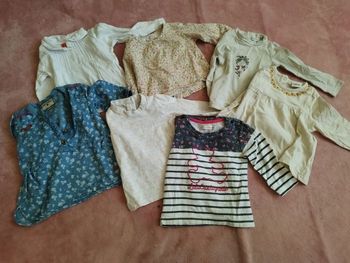 7 hauts manches longues 12M