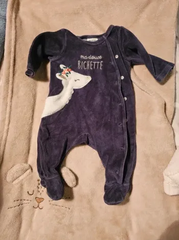 Pyjama chaud 1 mois