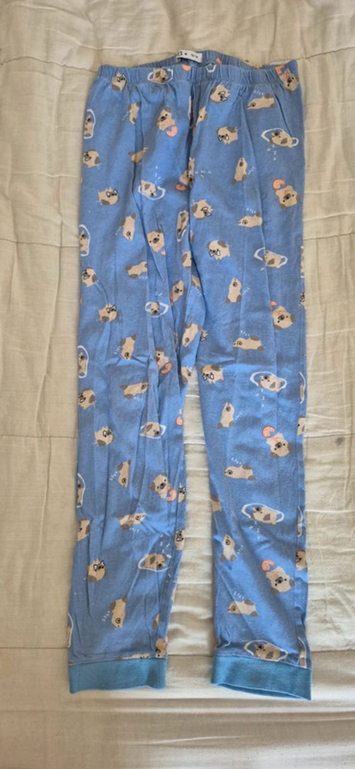 Pyjama long enfant avec motifs chien - photo numéro 3