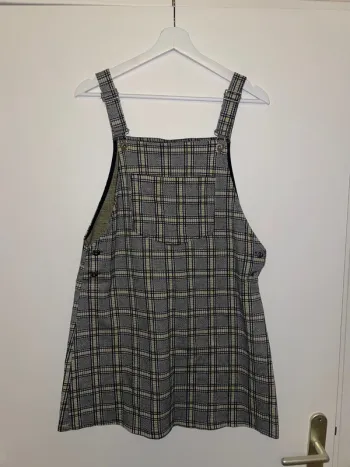 Robe salopette à carreaux H&M 42
