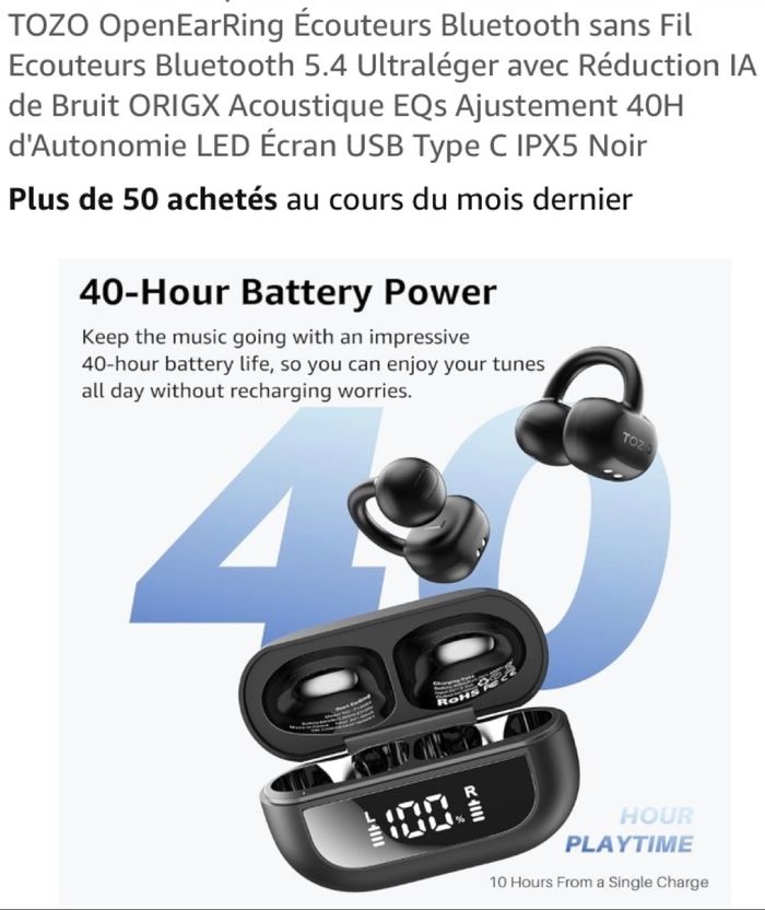 Écouteurs Bluetooth sans Fil