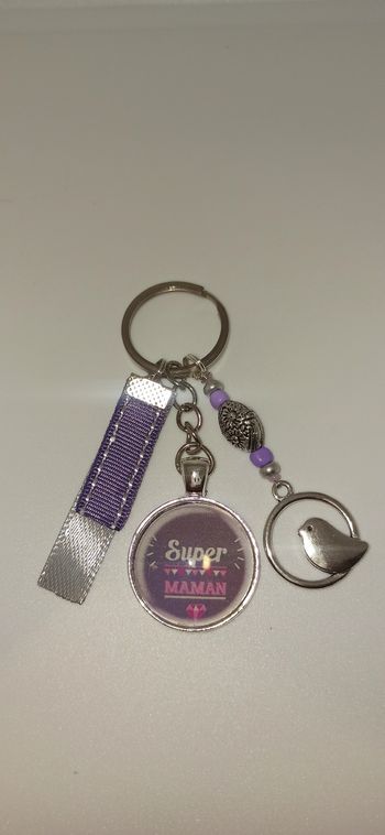 Porte clé maman " Super maman "