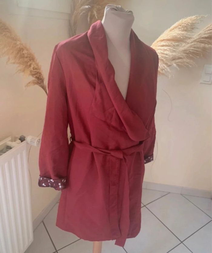 Trench court et léger, bordeaux, H&M - photo numéro 2