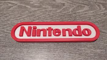 Logo Nintendo impression 3d