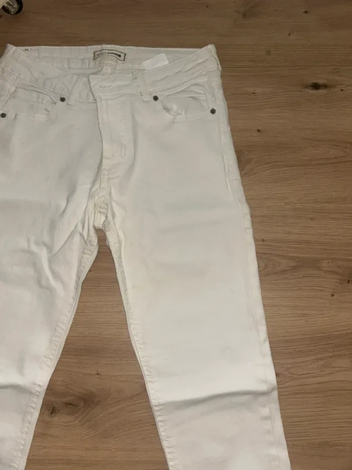 Jeans blanc - photo numéro 3
