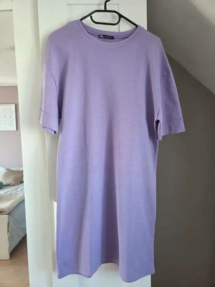 Robe violette lila zara