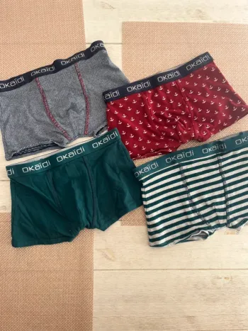 Lot de 4 caleçons 8 ans