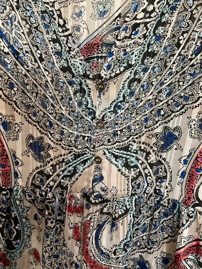 Blouse Zara multicolore - photo numéro 3