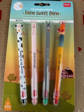 Set fermé Legami 4 stylos effaçables 