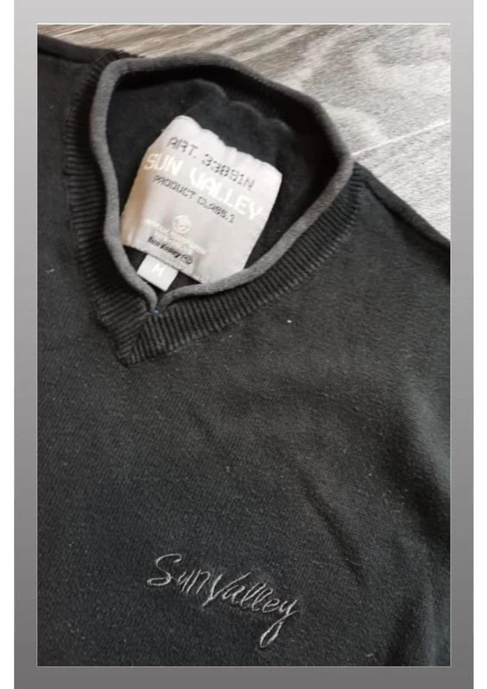 Pull noir Sun Valley taille M homme - photo numéro 2