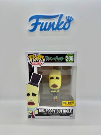 Funko Pop Rick et Morty Mr Poppy Butthole 206 Hot Topic 🇺🇸  