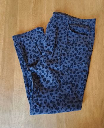 🌺 Pantalon léopard - aspect velours doux - In Extenso - T48 🌺