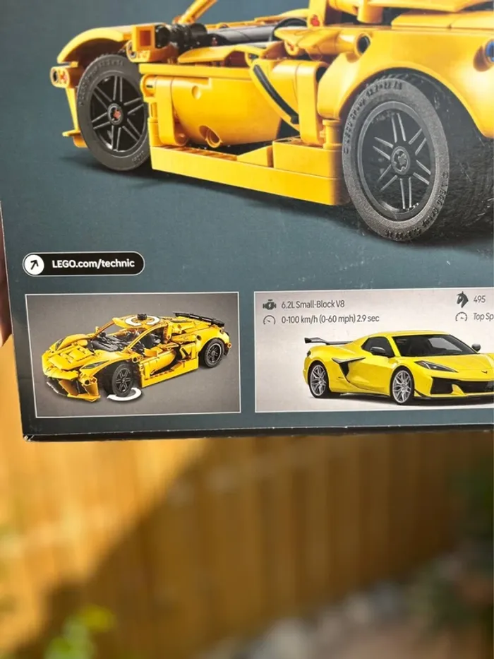 Lego Technic Chevrolet Corvette 42205 neuf - photo numéro 4